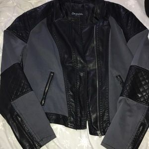 Aeropostale Faux Leather Moto Jacket